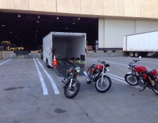 unloading at 2013 IMS in Long Beach